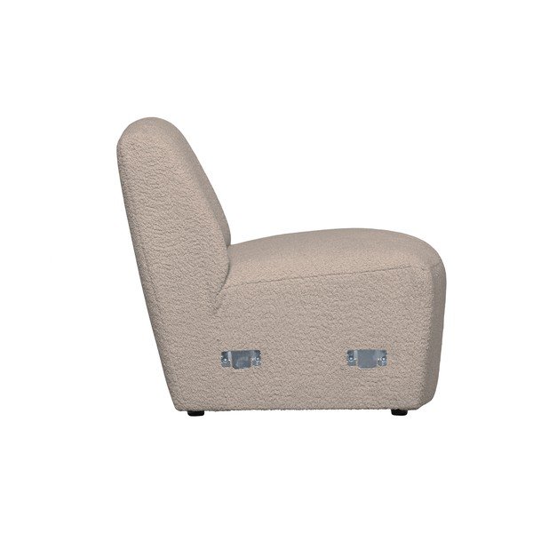 Beżowy moduł sofy z materiału bouclé (moduł środkowy) Coco  – WOOOD-image-3
