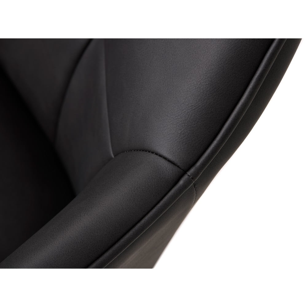 Ciemnoszare tapicerowane fotele jadalniane zestaw z podłokietnikami 2 szt. Nolan Square – Unique Furniture (zdjęcie 11)