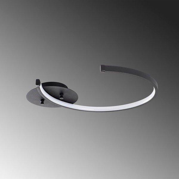 Czarna lampa sufitowa LED 33x46 cm Moon – Opviq lights-image-2