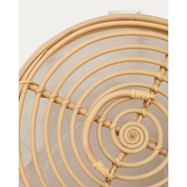 Rattanowy kosz na pranie w naturalnym kolorze Liora – Kave Home-image-4