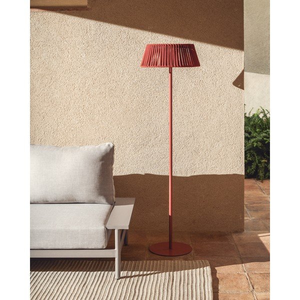 Lampa zewnętrzna przenośna/stojąca LED solarna (wysokość 160 cm) Aldet – Kave Home-image-1