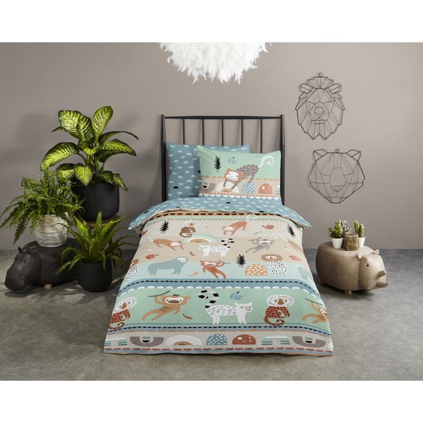 Bawełniana pościel dziecięca jednoosobowa 140x220 cm Play – Good Morning-image-1