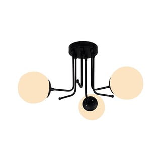 Czarna lampa sufitowa Squid Lighting Star, wys. 34 cm