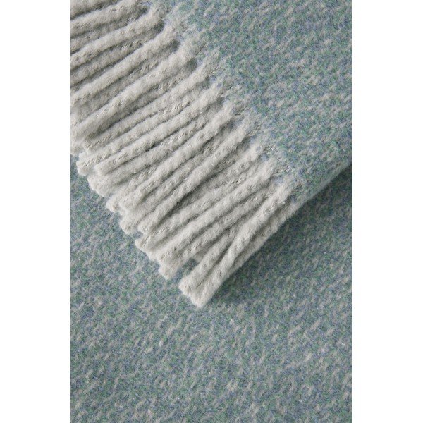 Niebieski koc z mieszanki bawełny 140x180 cm Rennes – Euromant-image-1