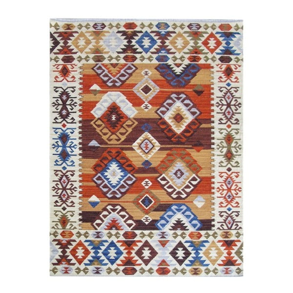 Dywan tkany ręcznie Kilim Kaysar, 180x120cm