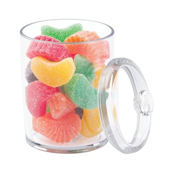 Przezroczysty pojemnik iDesign Canister, ⌀ 7,4 cm-image-1