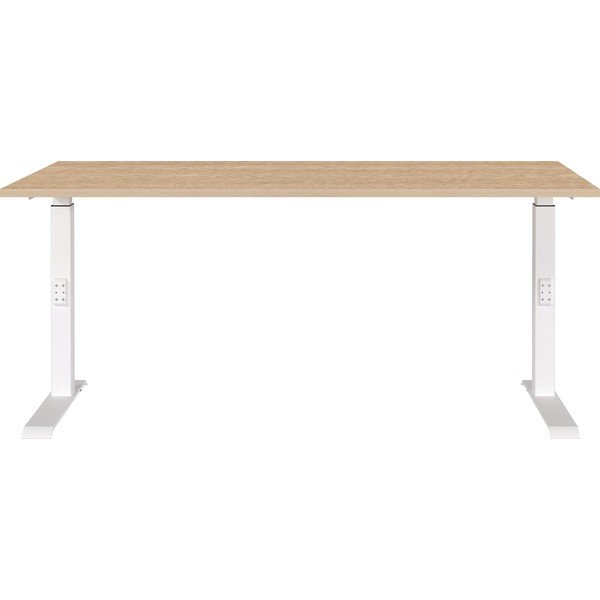 Biurko z regulowaną wysokością z blatem w dekorze dębu 80x160 cm Downey – Germania-image-1