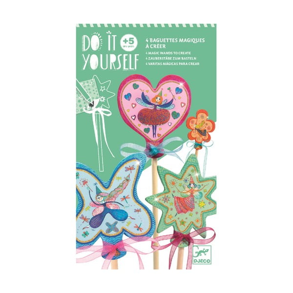 Zestaw do stworzenia 4 różdżek Djeco Fairy-image-1