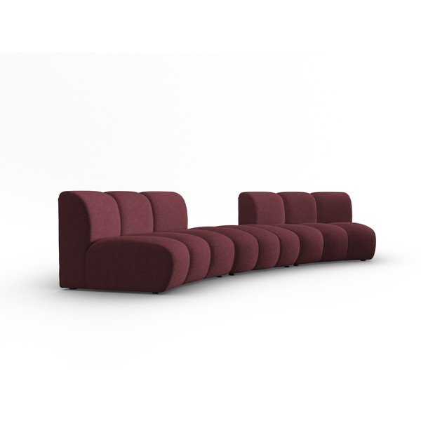 Bordowa sofa 367 cm Lupine – Micadoni Home-image-2