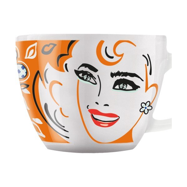 Zestaw porcelanowej filiżanki i spodka do espresso Ritzenhoff Michal Shalev, 80 ml-image-1