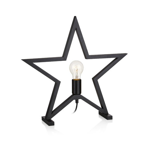 Czarna dekoracja świetlna Markslöjd Marta, wys. 42 cm-image-1