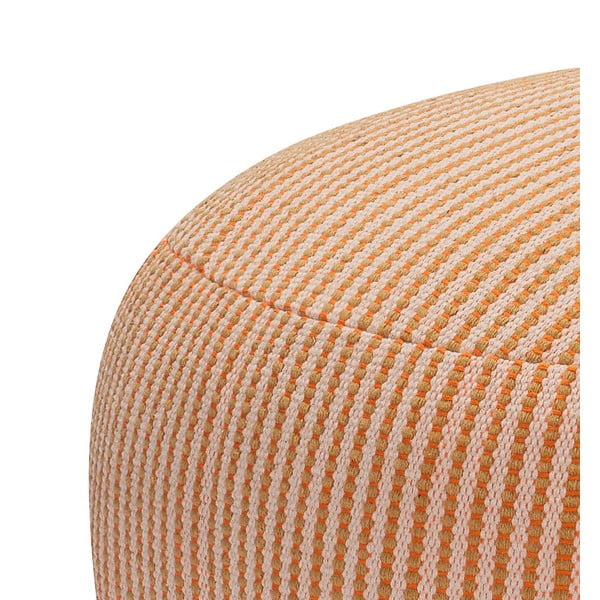 Pomarańczowy puf Mochi – Hübsch-image-3