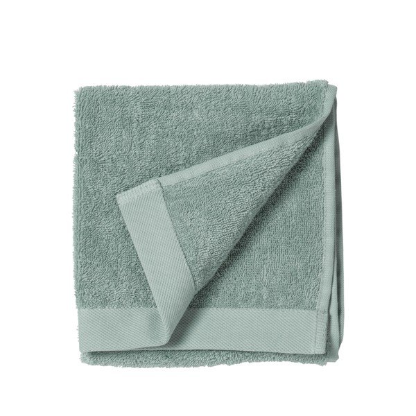 Zielony ręcznik z bawełny frotte Södahl Leaf, 60x40 cm-image-2