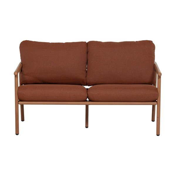 Tapicerowana sofa ogrodowa w kolorze terakoty Cavero – WOOOD-image-2