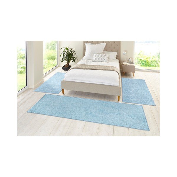 Zestaw 3 niebieskich chodników Hanse Home Pure-image-1