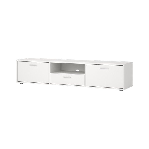 Biała szafka pod TV 177x38 cm Media – Tvilum-image-3