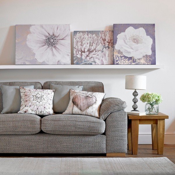 Obraz Graham & Brown Grey Bloom, 80x60 cm-image-1