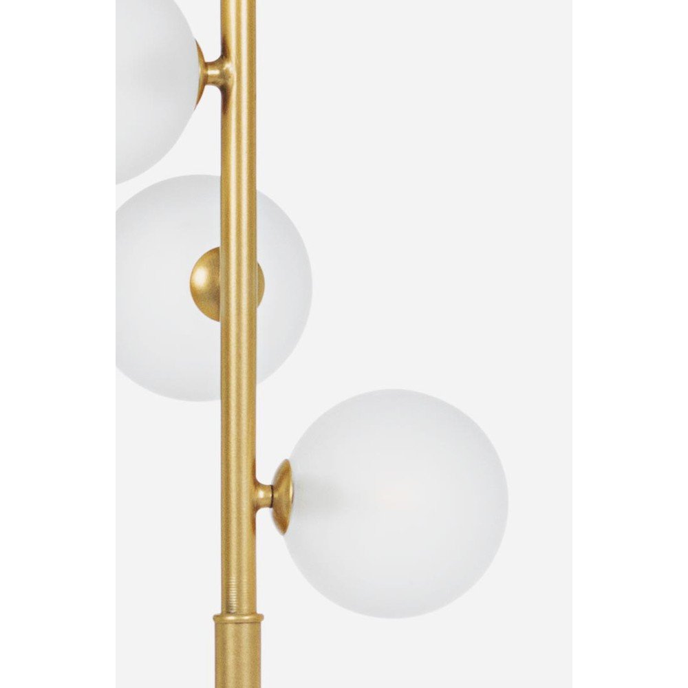 Lampa stojąca w kolorze złota ze szklanym kloszem (wysokość 156,5 cm) Balls – Bizzotto (zdjęcie 7)