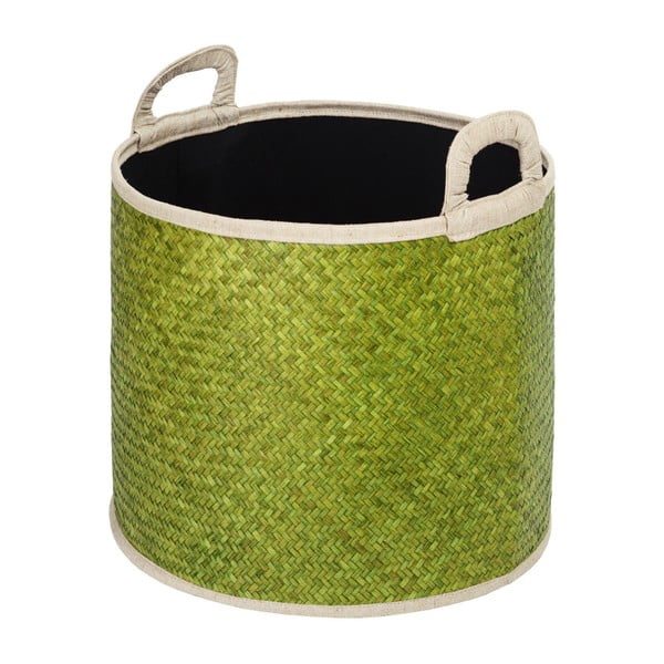 Zielony koszyk z trawy morskiej Ikaika, ⌀ 42 cm