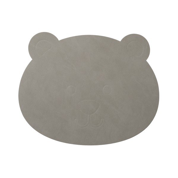 Mata stołowa dla dzieci ze skóry ekologicznej 30x38 cm Bear Nupo – LIND DNA