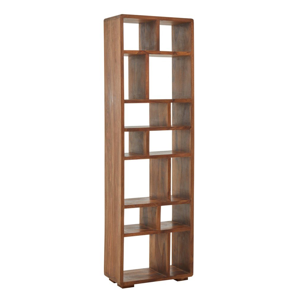 Regał z litego drewna palisander w naturalnym kolorze 58x190x30 cm Surati – Premier Housewares