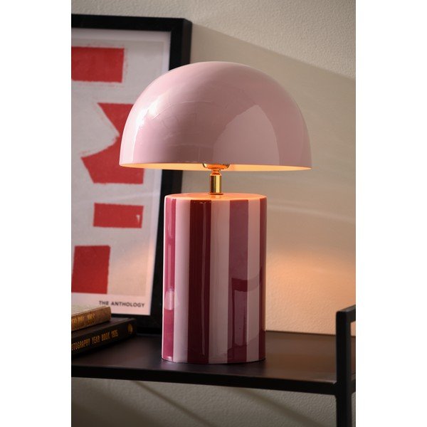 Fioletowa metalowa lampa stołowa (wysokość 34 cm) Rayado – Leitmotiv-image-1