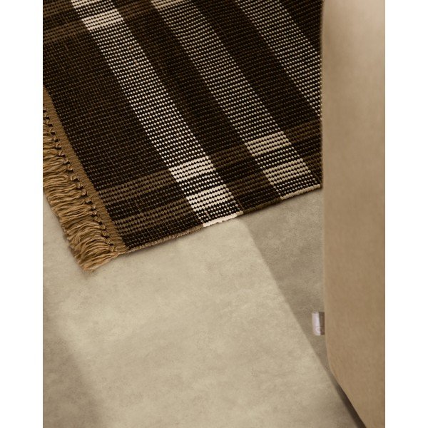 Czarny dywan dwustronny tkany ręcznie 60x90 cm Barani – Kave Home-image-2