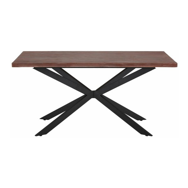 Stół w kolorze ciemnego drewna Støraa Adrian, 160 cm