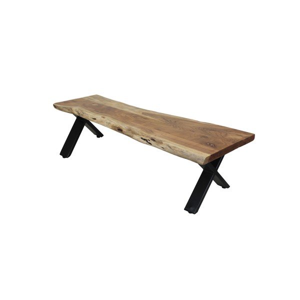 Ławka z drewna akacji HSM collection Soho, 160 cm-image-1