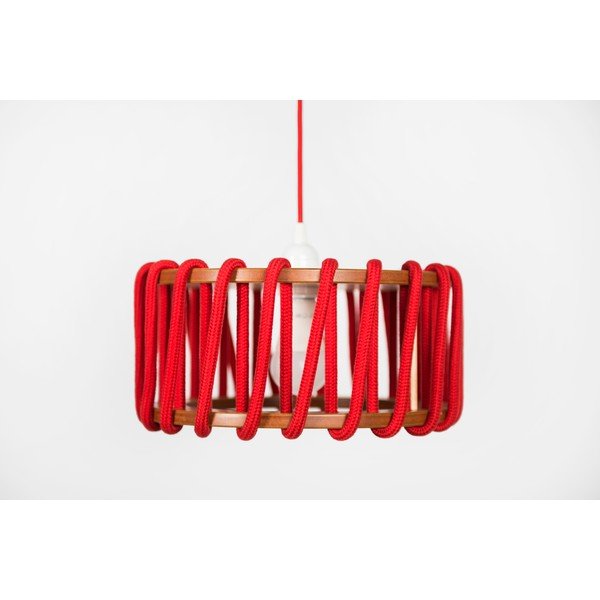 Czerwona lampa wisząca EMKO Macaron, ø 30 cm-image-3