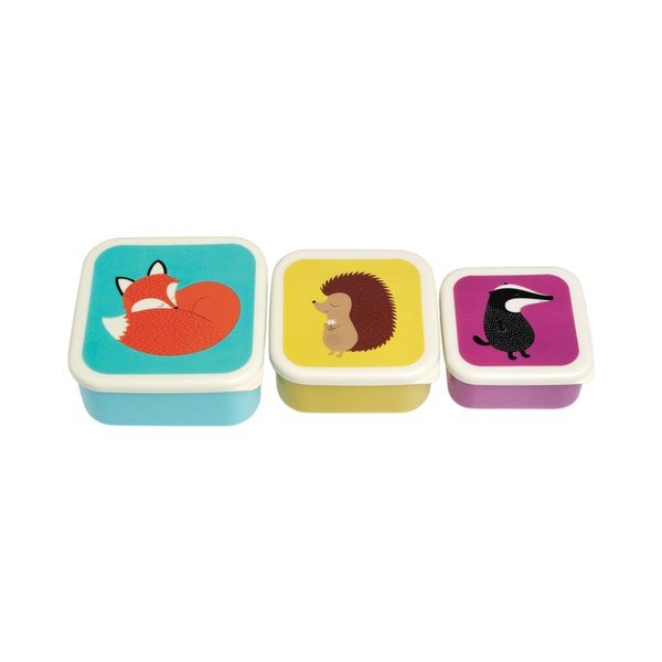 Zestaw 3 pudełek śniadaniowych Rex London Rusty And Friends-image-2