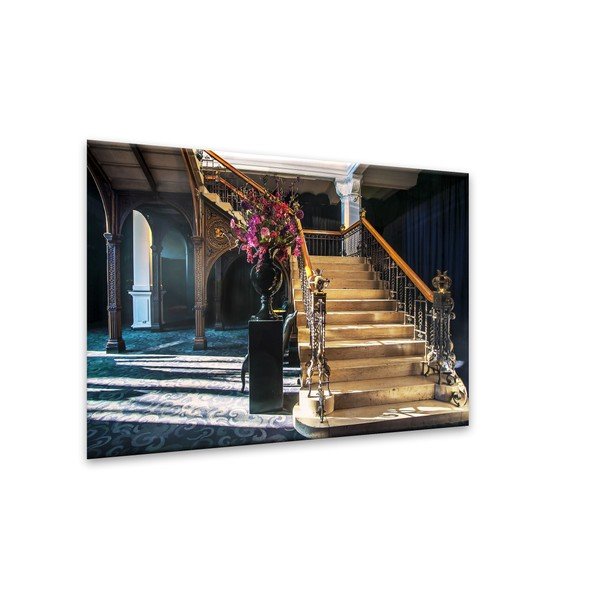 Obraz Styler Glas Modern Blue Curta, 80x120 cm-image-2