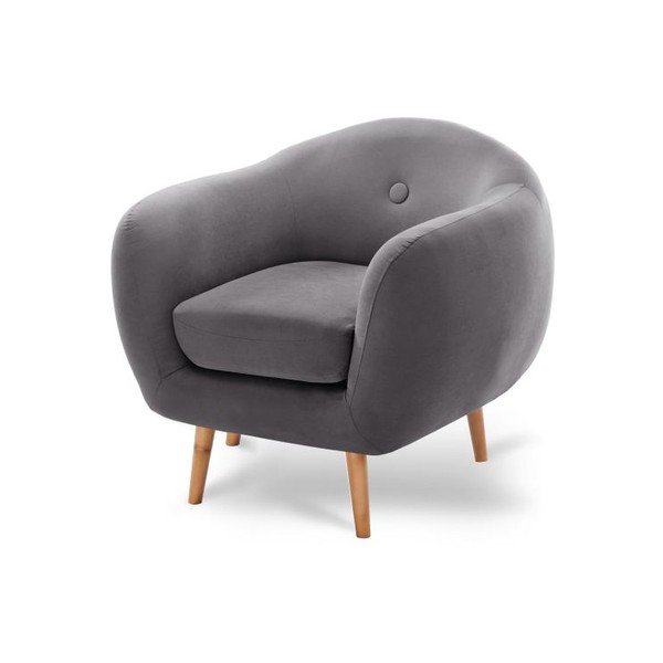 Ciemnoszary fotel Scandi by Stella Cadente Maison-image-2