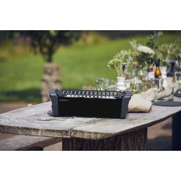 Czarny grill na węgiel drzewny Aurora-image-1