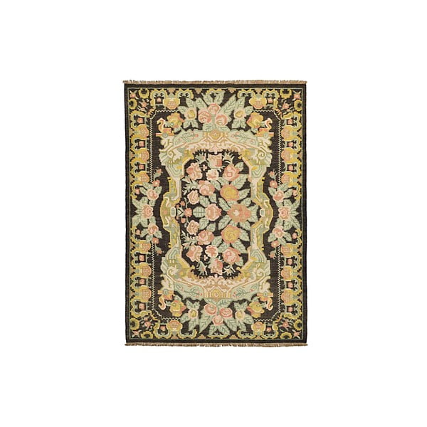Ręcznie tkany dywan Kilim Floral No. 174, 155x240 cm