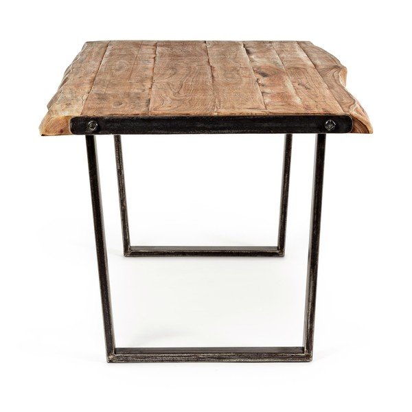 Stół z blatem z drewna akacjowego 90x180 cm Elmer – Bizzotto-image-4