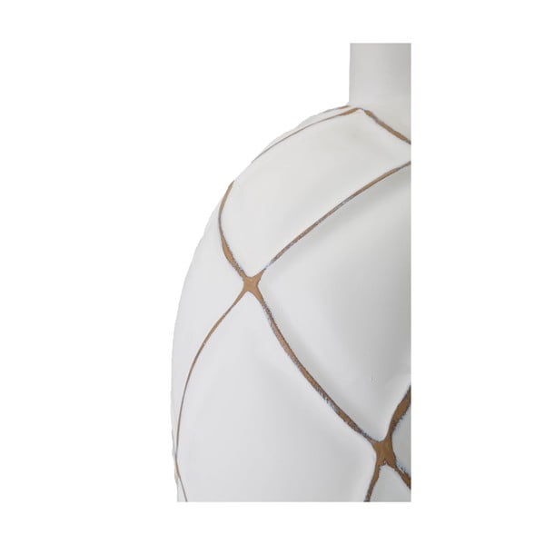 Biało-kremowa lampa stołowa z tekstylnym kloszem (wys. 60 cm) Lines – Mauro Ferretti-image-3