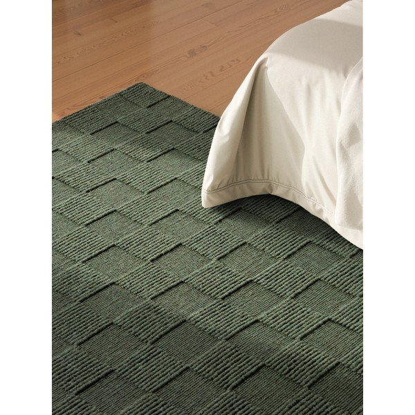 Ciemnozielony wełniany dywan tkany ręcznie 200x300 cm Scala – Villeroy&Boch-image-3