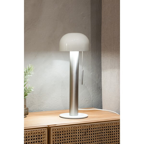 Lampa stołowa w kolorze srebra i bieli (wysokość 46 cm) Costa – Markslöjd-image-2