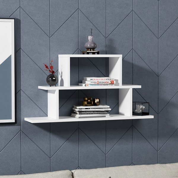 Biała półka piętrowa Pasific – Kalune Design-image-1