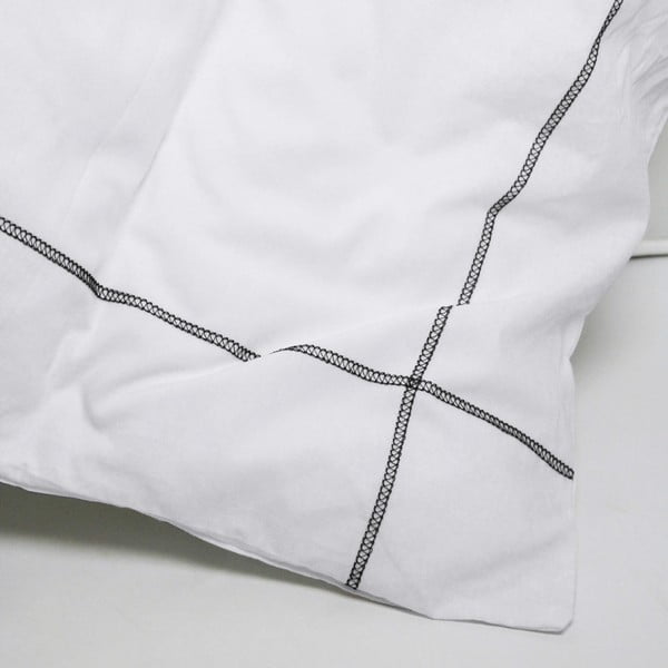 Bawełniana poszwa na kołdrę Happy Friday Basic Black, 200x200 cm-image-1