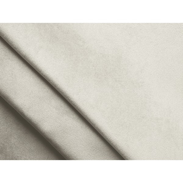 Kremowe tapicerowane łóżko dwuosobowe ze stelażem 140x200 cm Akela – Makamii-image-4