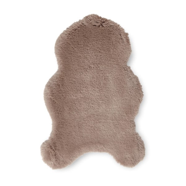 Jasnobrązowa syntetyczna skóra 60x90 cm Super Teddy – Think Rugs