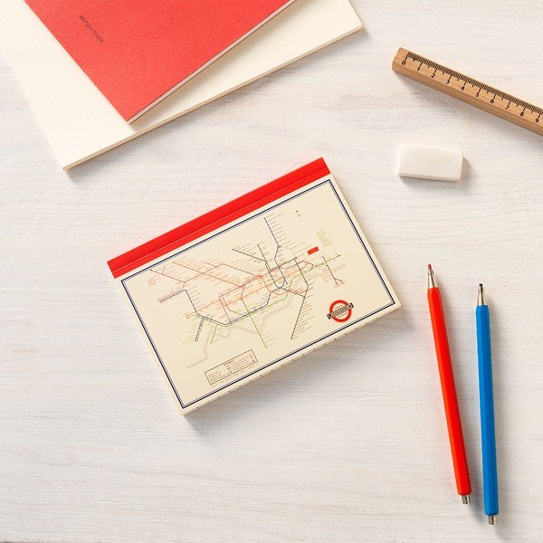 Notes 60 str. w formacie A6 Heritage Tube Map – Rex London-image-1