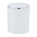 Biały kosz na śmieci Wenko Inca, 2 l