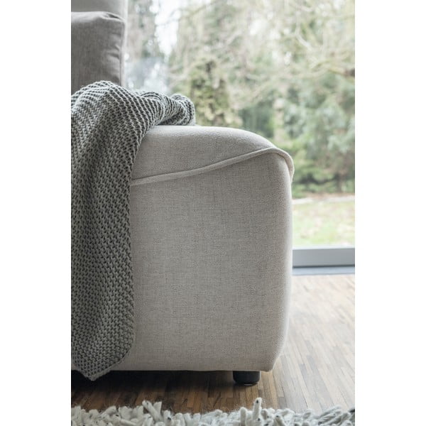 Kremowy rozkładany narożnik (róg zmienny) Homely Tommy – Miuform-image-3