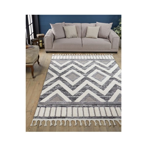 Szary dywan 230x160 cm Shaggy – Mila Home-image-1