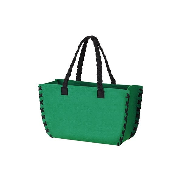 Filcowa torba, zielona