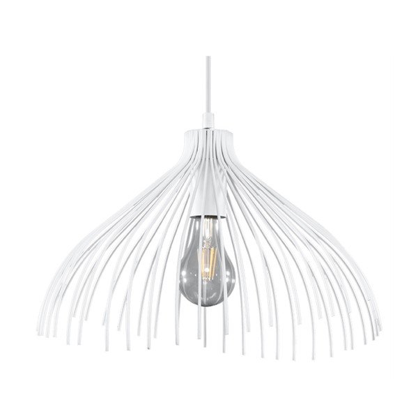 Biała lampa wisząca Sollux Umea