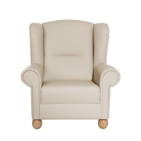 Beżowy fotel uszak Max Winzer Monarch Beige-image-3